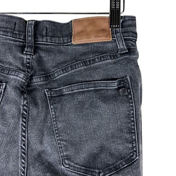 Madewell 9” High Riser Skinny Jeans in Black Frost - Picture 5 of 5